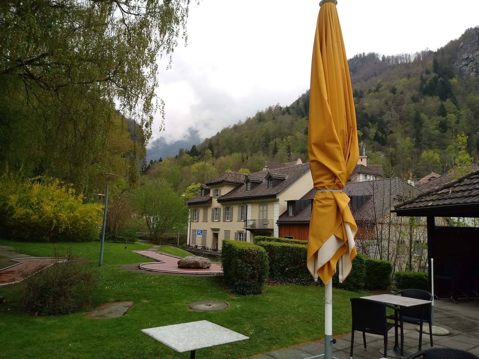 Minigolf mit Kiosk im Kurpark Bad Ragaz